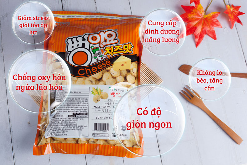 Snack Bắp Phô Mai Upon mang đến cho người thưởng thức hương vị bắp thơm phức, giúp bạn nếm trọn vị béo ngậy và giòn rụm trong miệng....