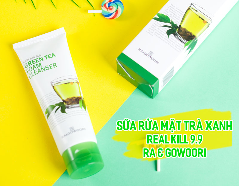 Sữa Rửa Mặt Trà Xanh Real Kill 9.9 Ra&Gowoori