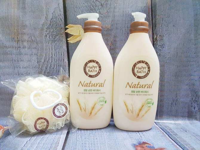 Sữa Tắm Happy Bath Chiết Xuất Gạo Thiên Nhiên (900 ml)