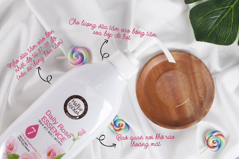 Bộ Sữa Tắm Hương Hoa Hồng Happy Ssoma là sữa tắm được ưu chuộng số 1 tại Hàn Quốc. Sữa tắm mang mùi thơm nhẹ nhàng của hoa thục quỳ ,hoa hồng,oải hương ...